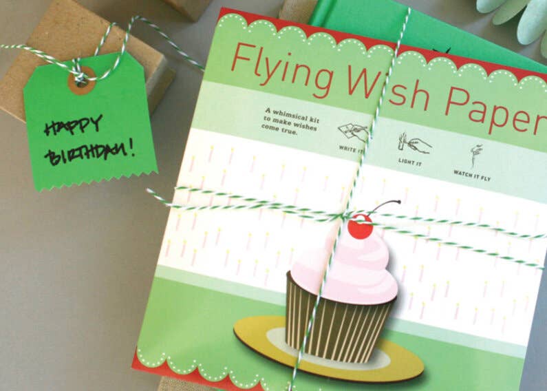 BIRTHDAY CUPCAKE / Large Kit / 50 Wish Papers + Accessories