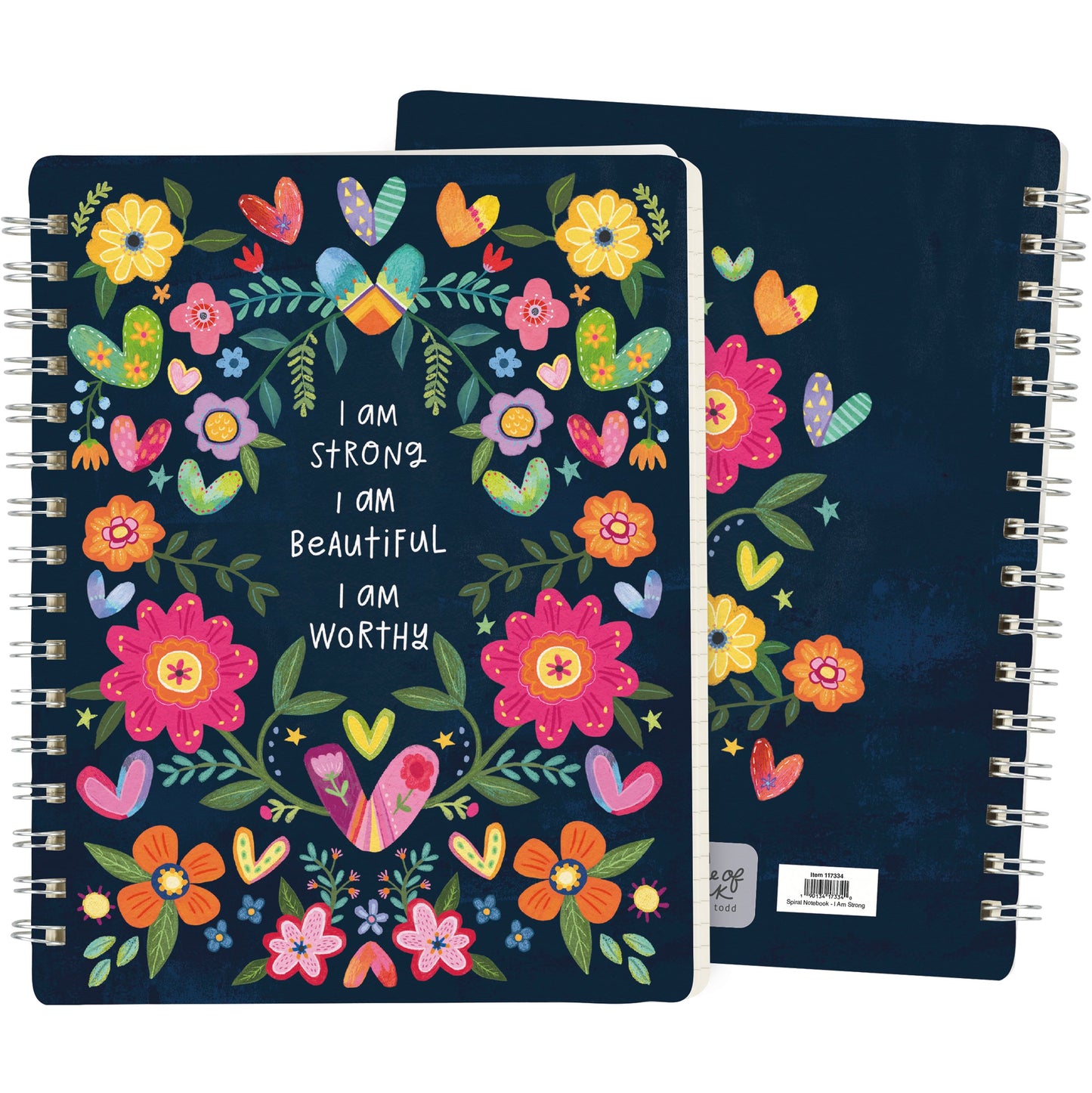 I AM STRONG, BEAUTIFUL, WORTHY NOTEBOOK