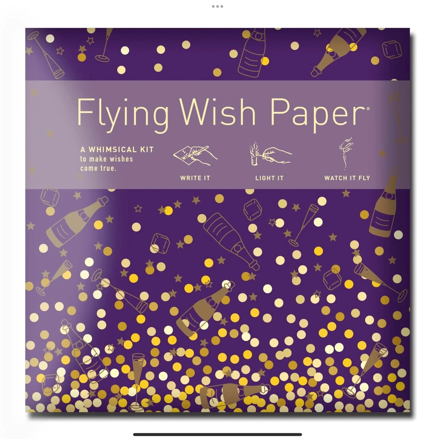 Champagne Dreams Wish Paper - Large