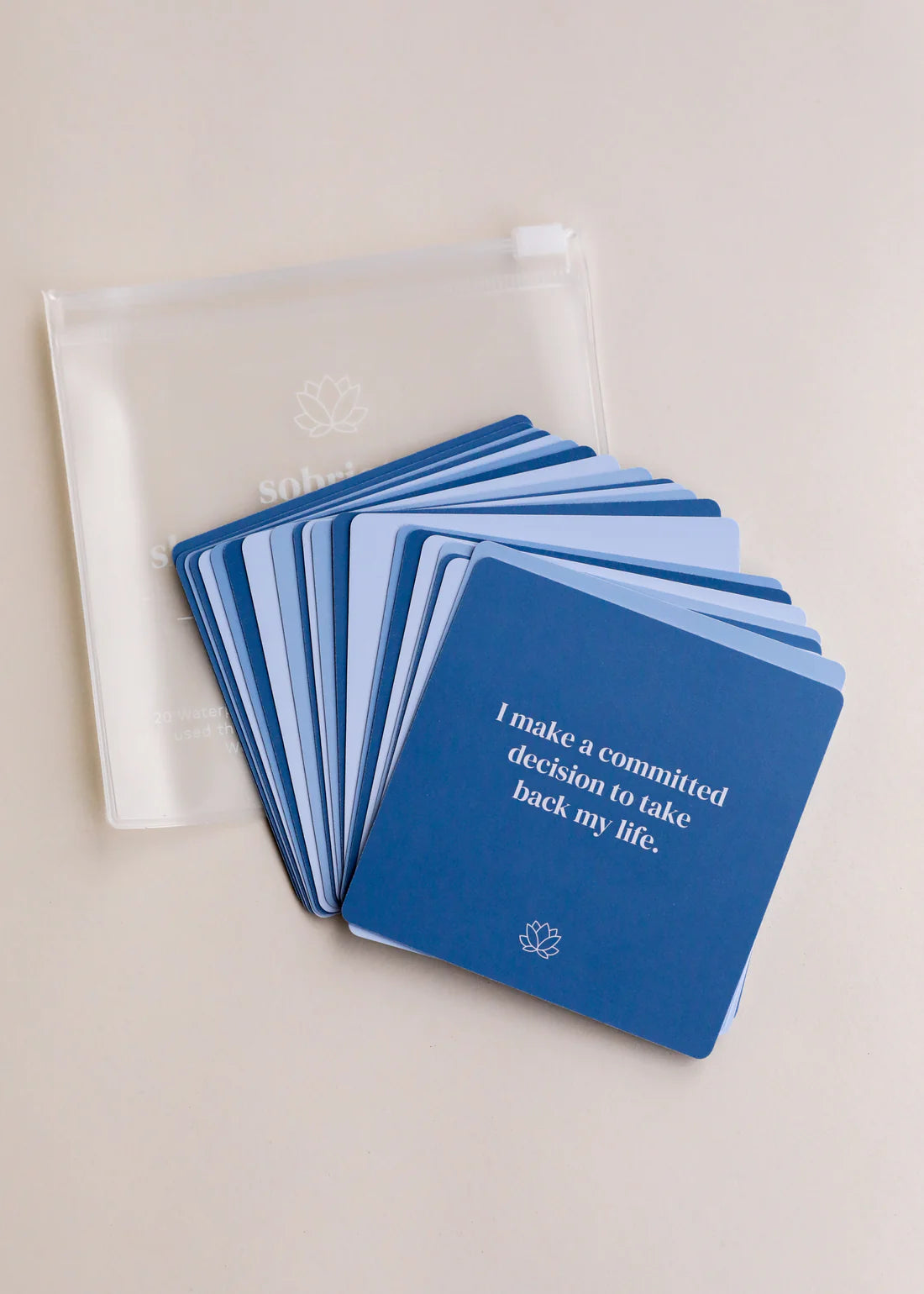 Shower Affirmation™ Cards - Sobriety