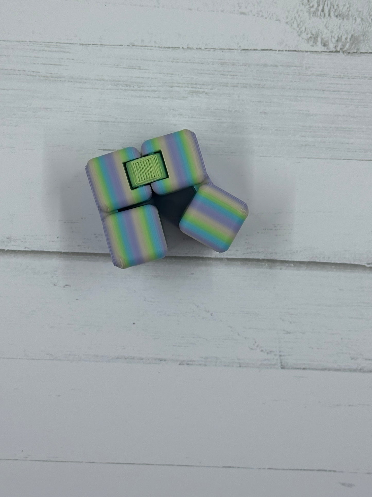 Stripe Cube Fidget - Large