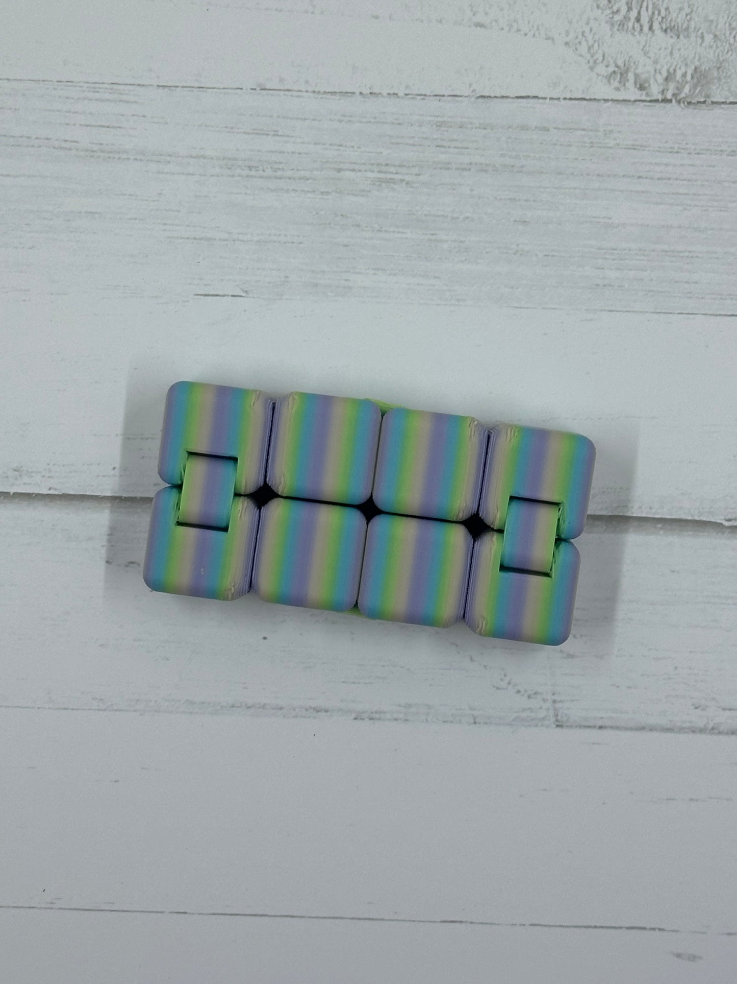 Stripe Cube Fidget - Large