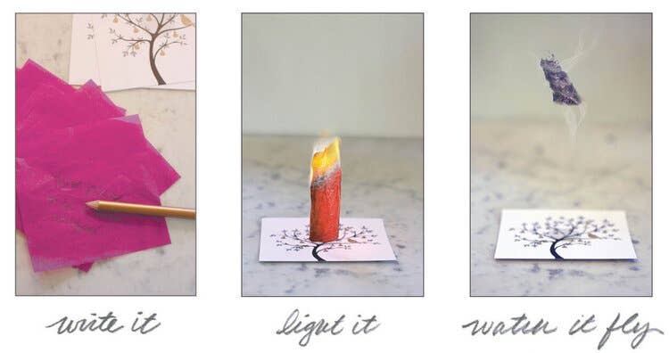 BIRTHDAY CUPCAKE / Large Kit / 50 Wish Papers + Accessories