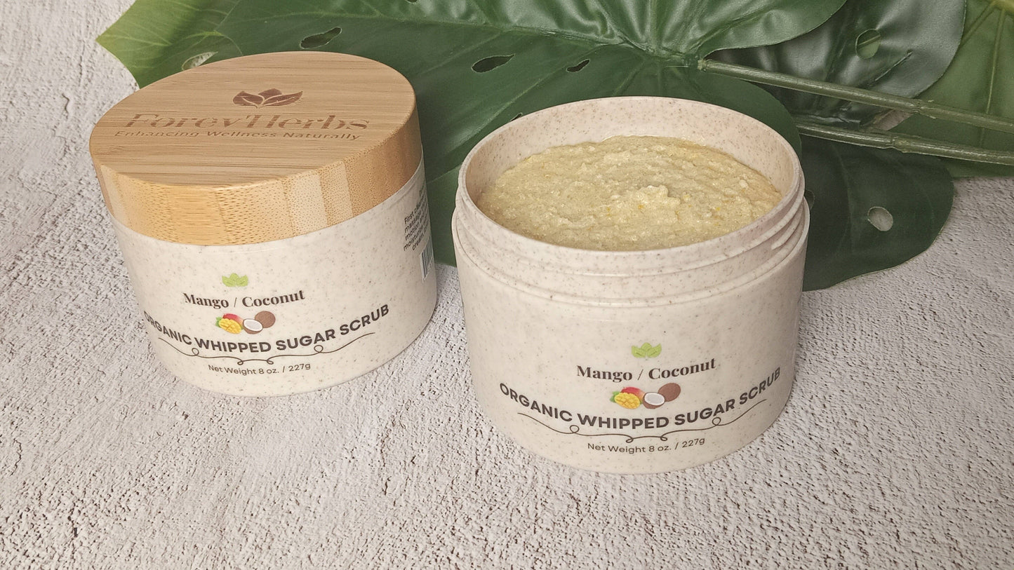 Mango Coconut Organic Whipped Sugar Scrub