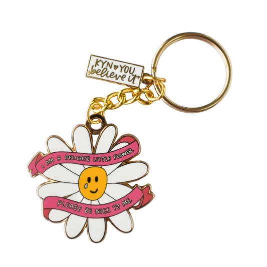 Delicate Flower Keychain