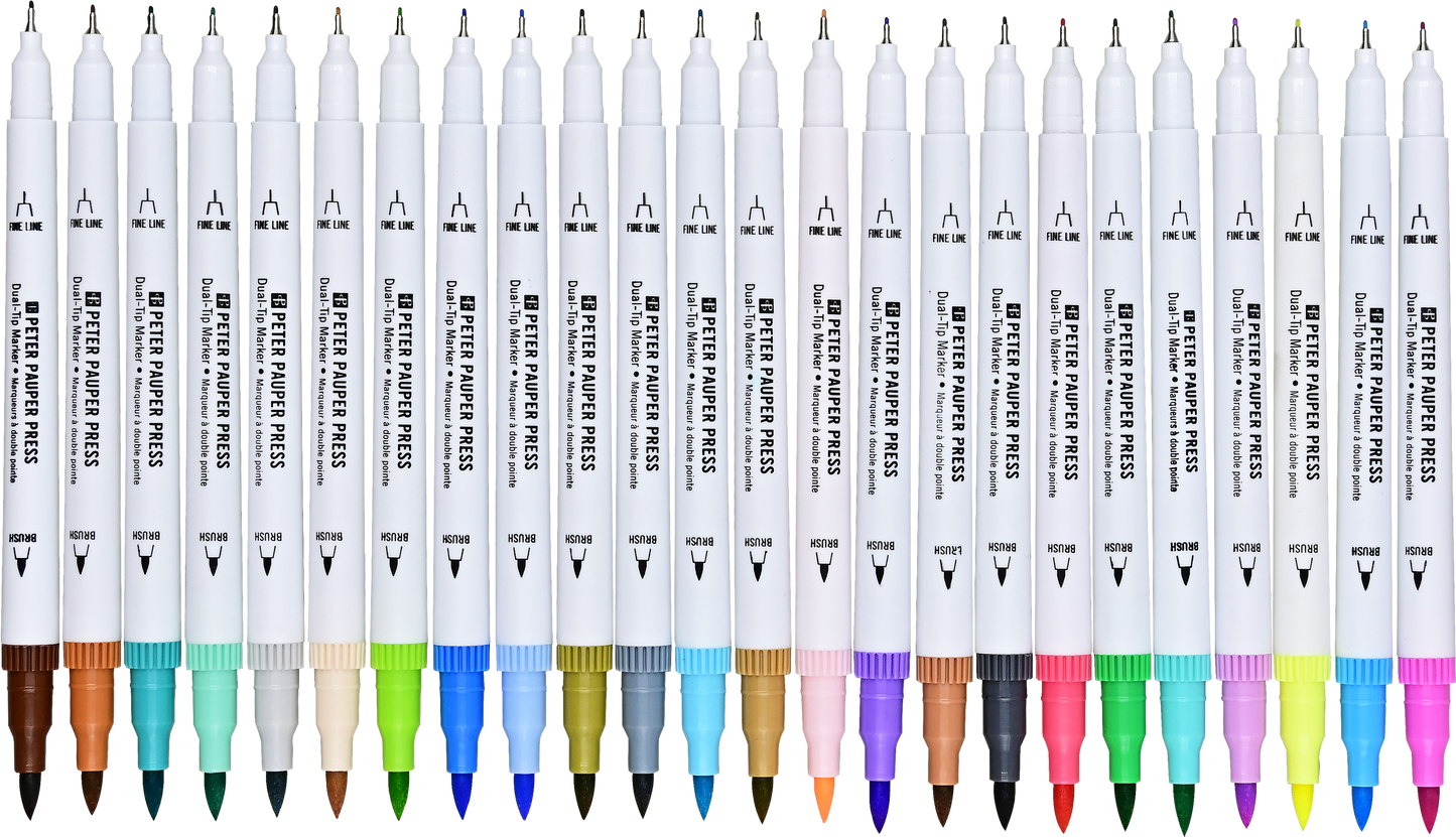 Studio Series Dual-Tip Pastel Markers (Set of 24)