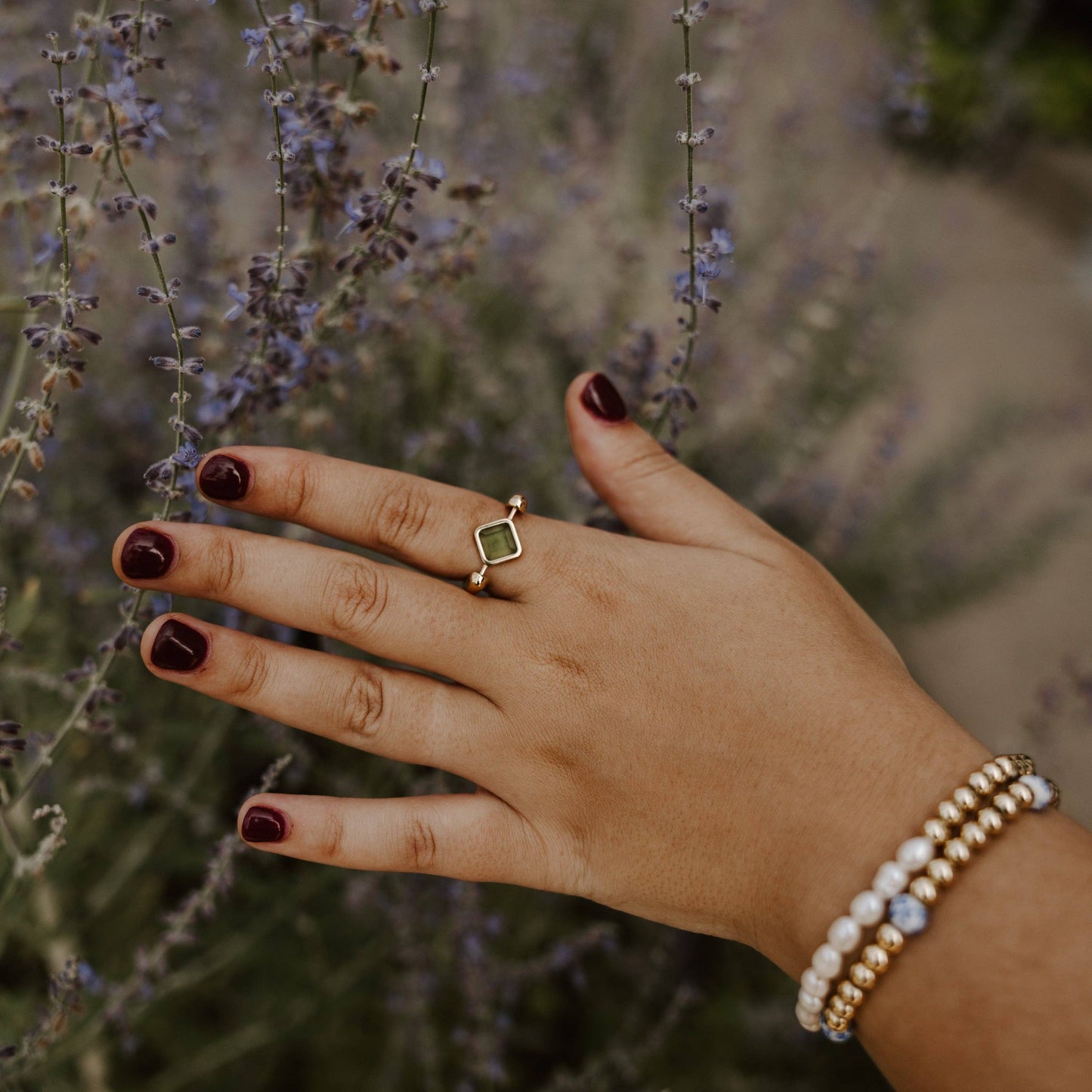 Willow Ring Band - Fidget Ring Band: Silver / 8
