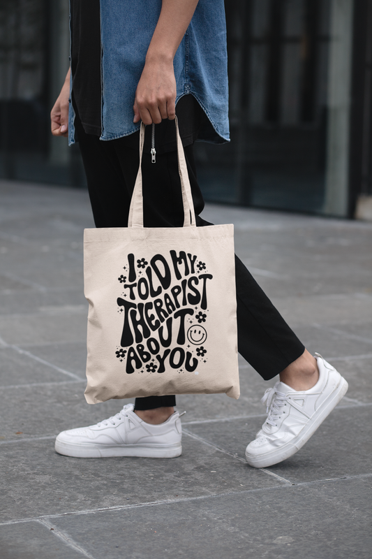 Therapy Tote Bag | Positivity | Mental Health