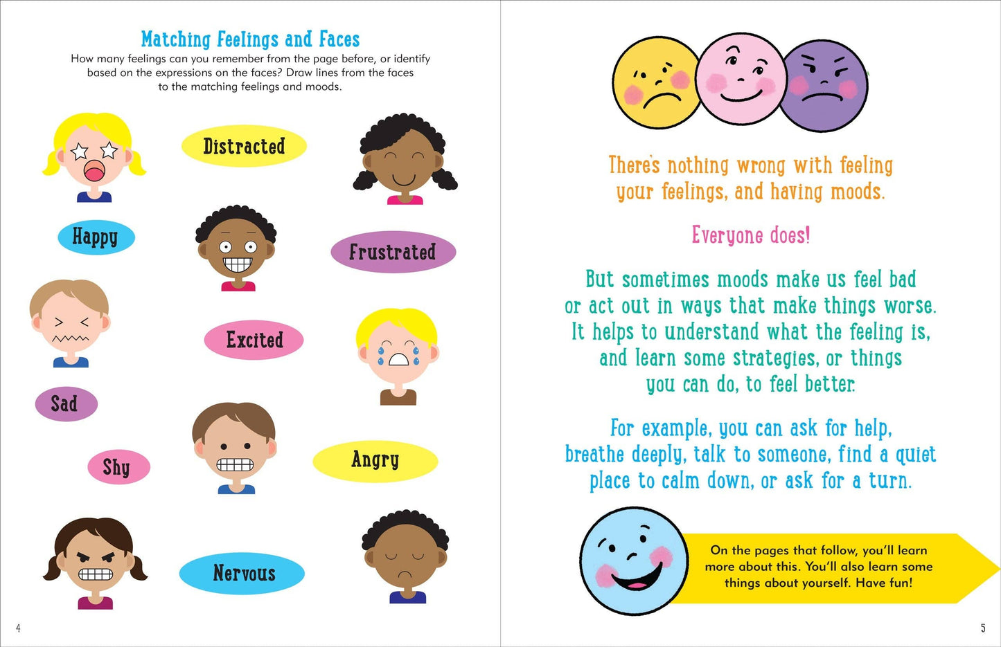 My Feelings and Emotions Activity Book