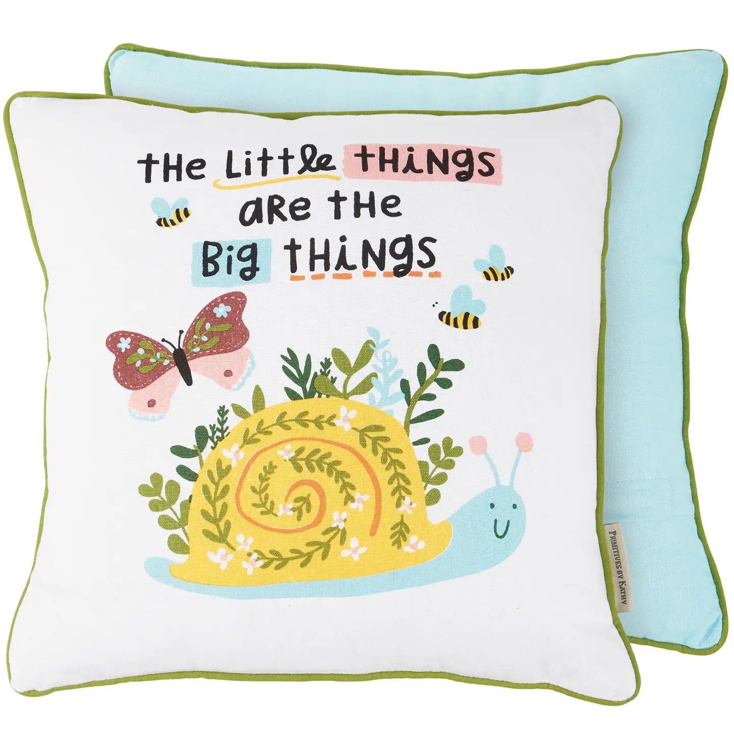 The Little Things are the Big Things Throw Pillow