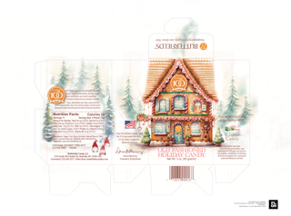 Old Fashioned Holiday Buds Candy - Gift Box: 3oz