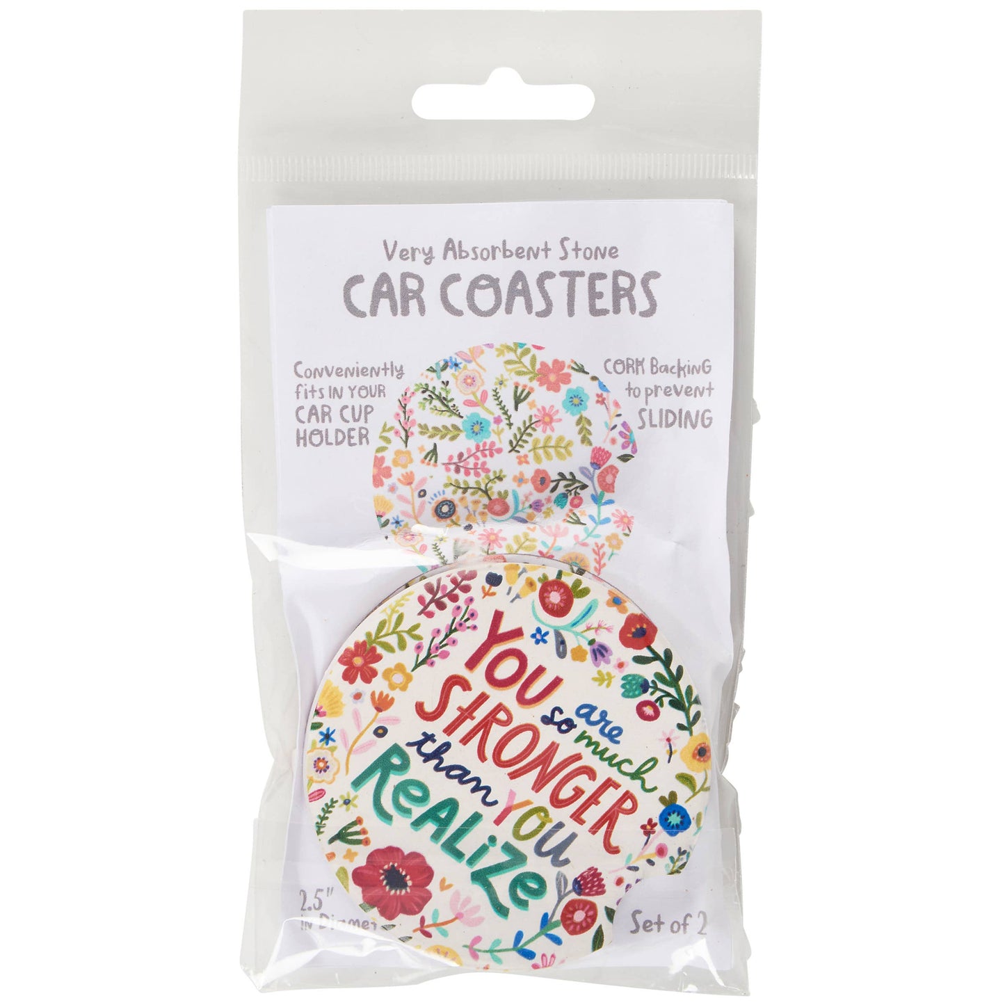 So Much Stronger Car Coasters