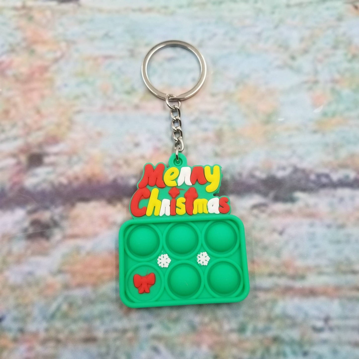 Christmas Pop Keychain - Merry