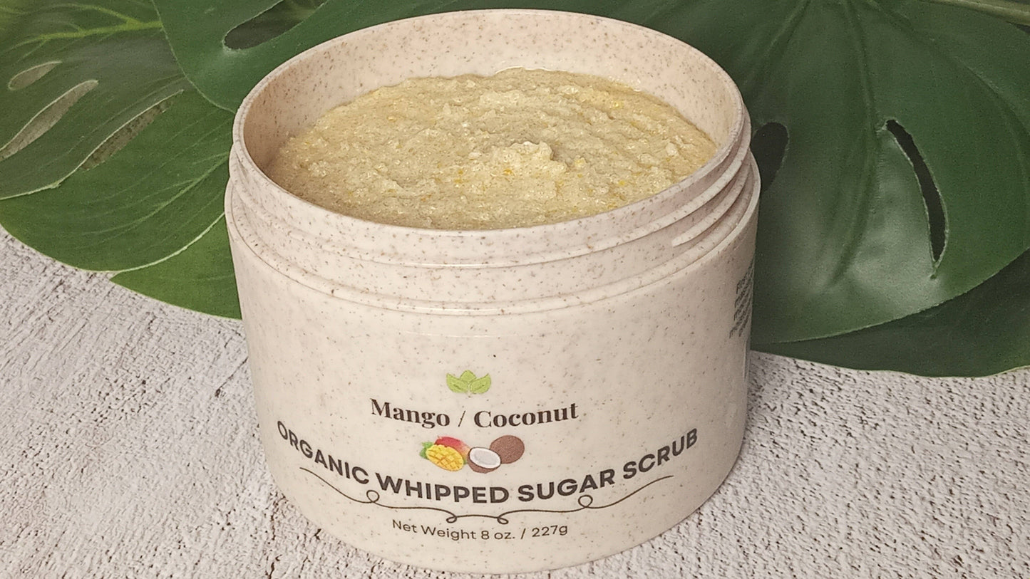 Mango Coconut Organic Whipped Sugar Scrub