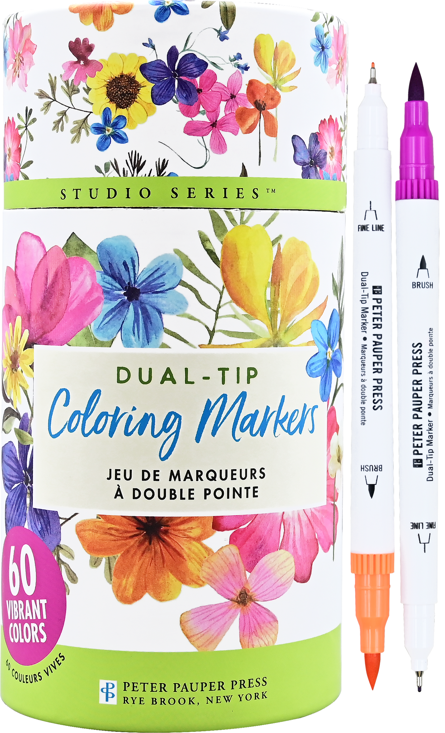 Studio Series Dual-Tip Coloring Markers (set of 60)