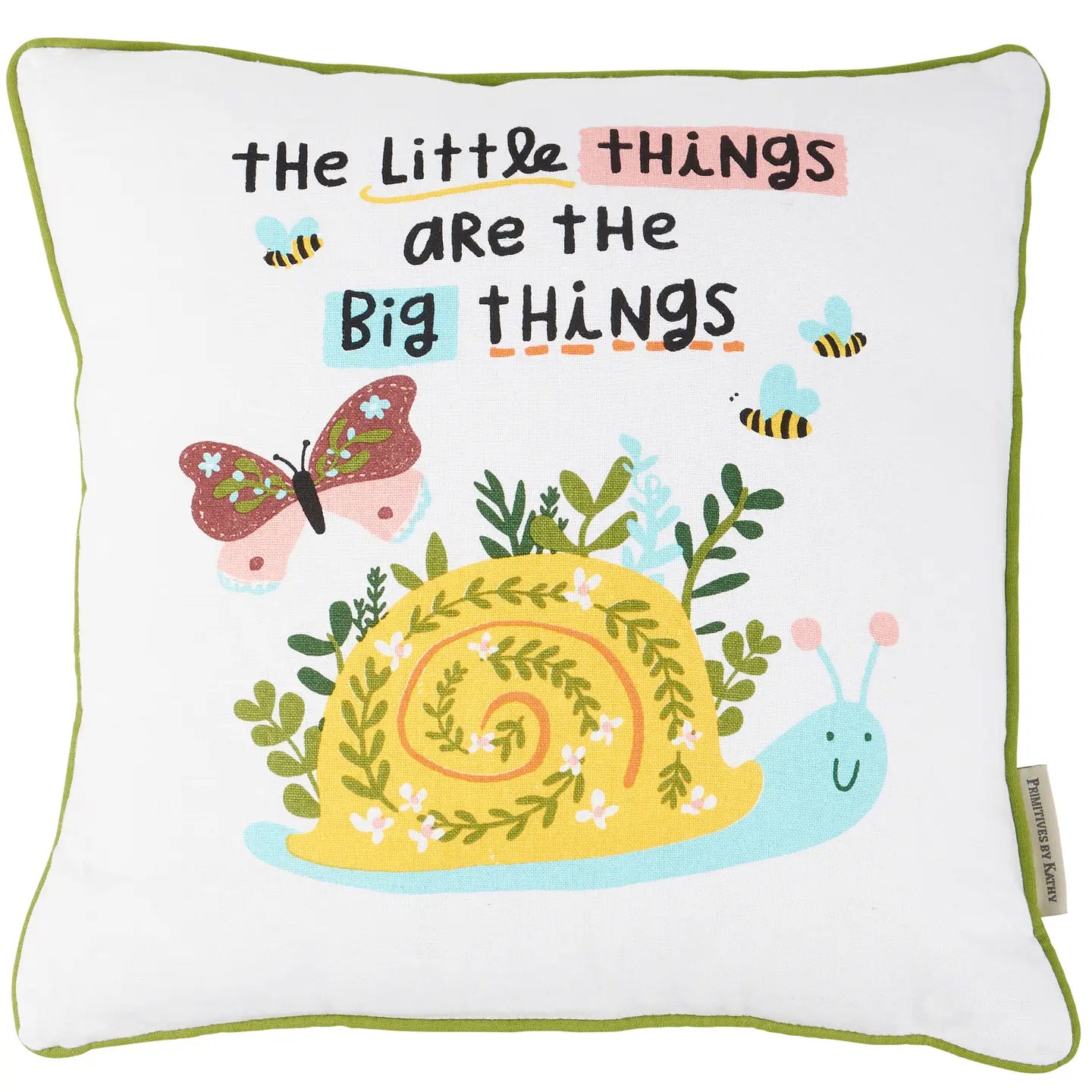 The Little Things are the Big Things Throw Pillow