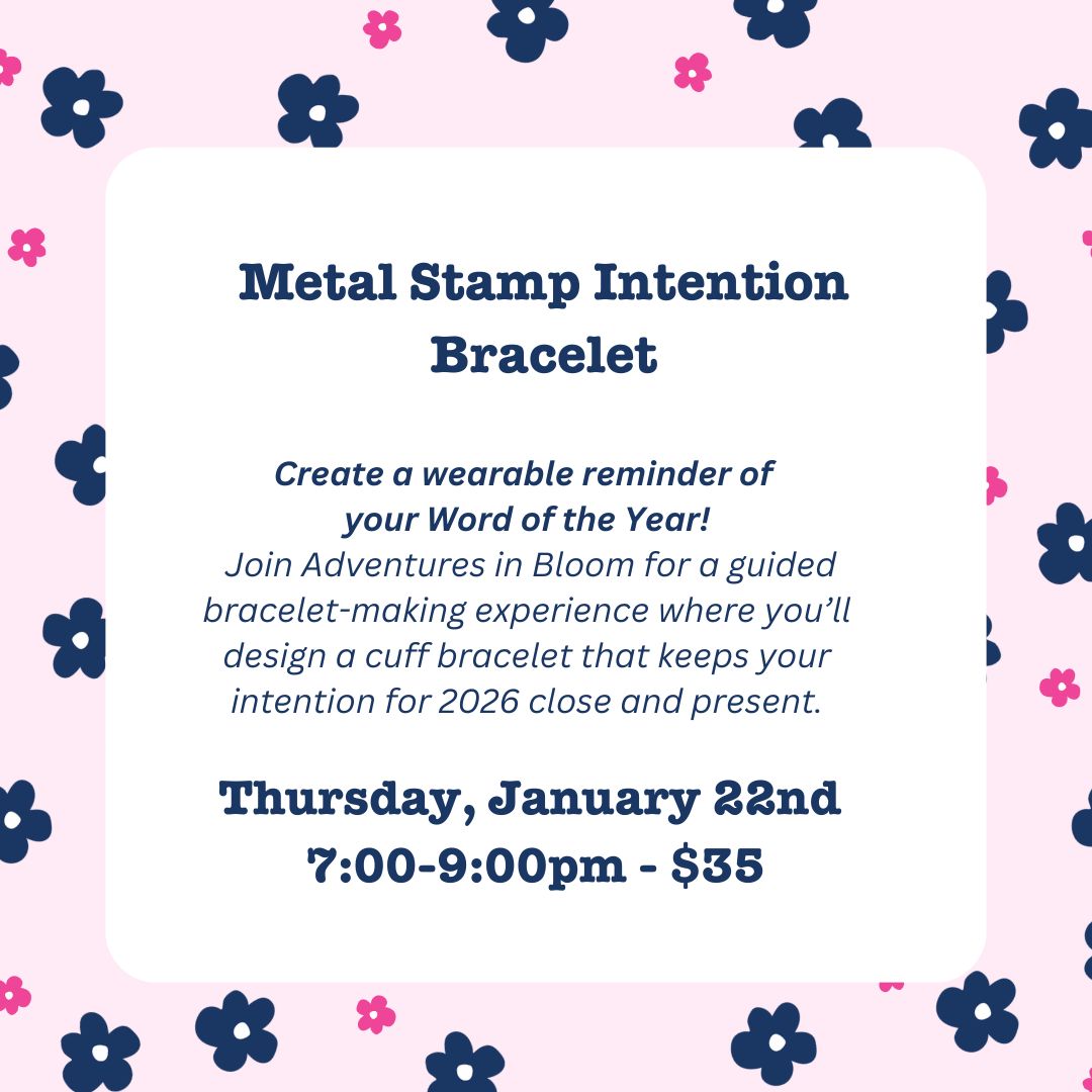 Mental Stamp Intention Bracelet