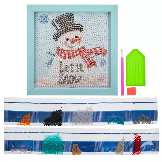Snowman Diamond Painting Kit