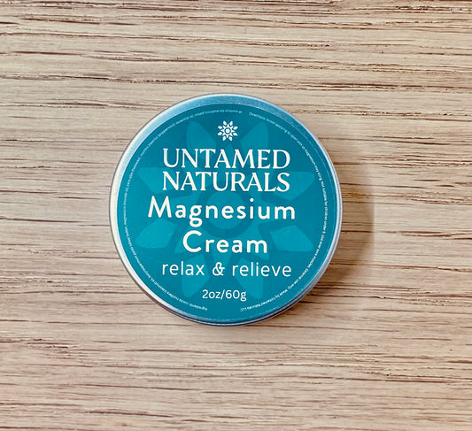 Peppermint Magnesium Muscle & Sleep Rub: 2 oz tin
