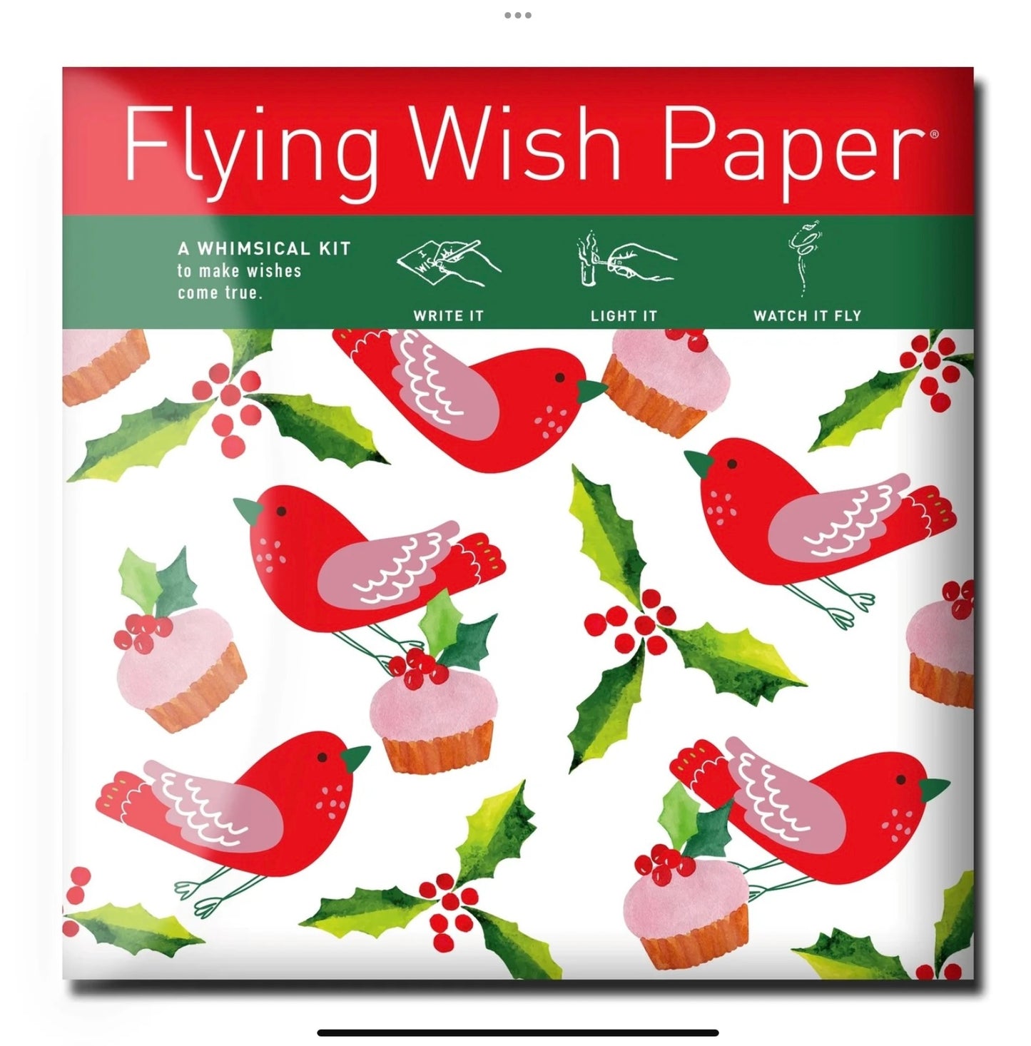 Christmas Cakes Wish Paper - Large