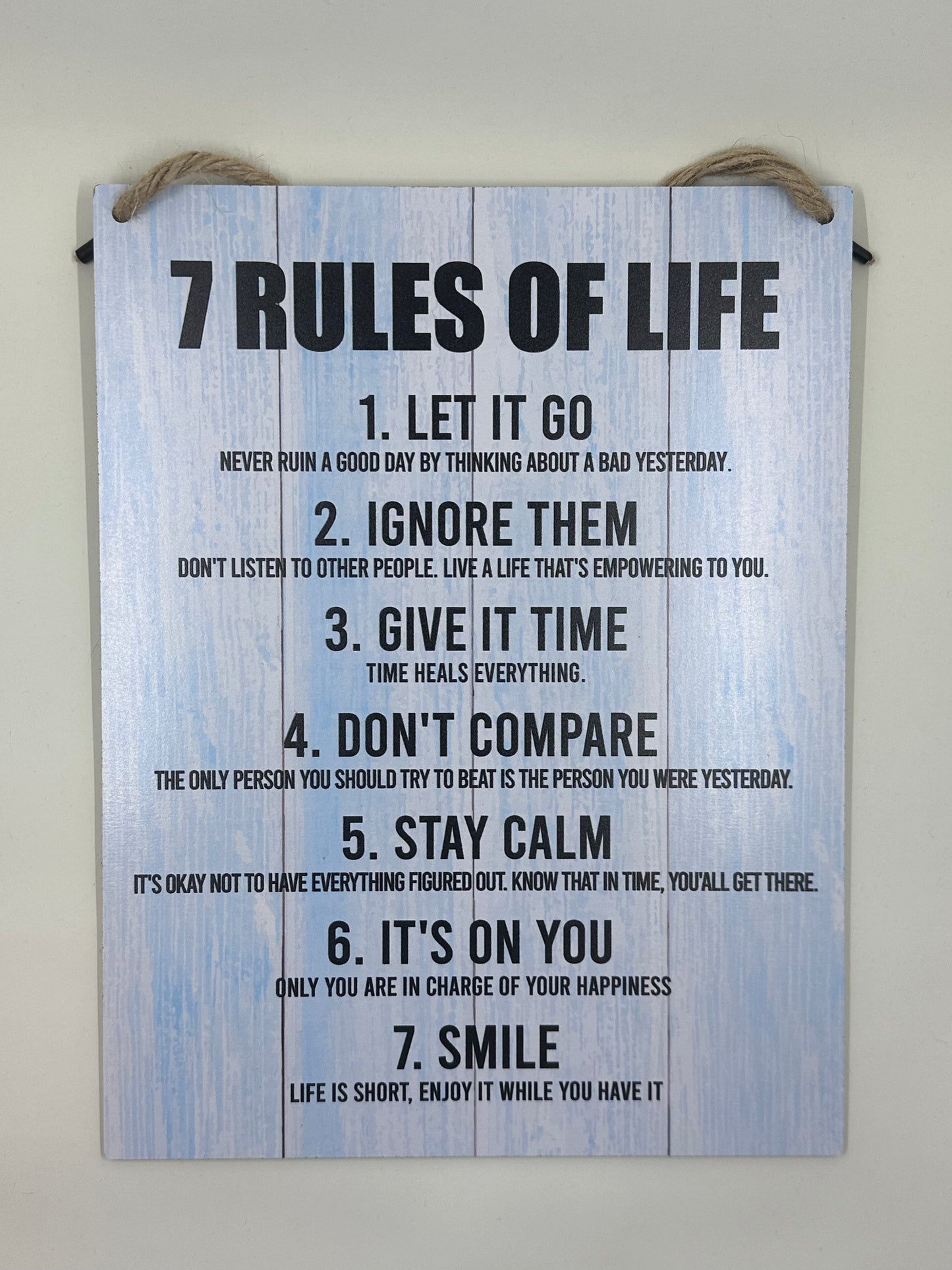 7 Rules of Life