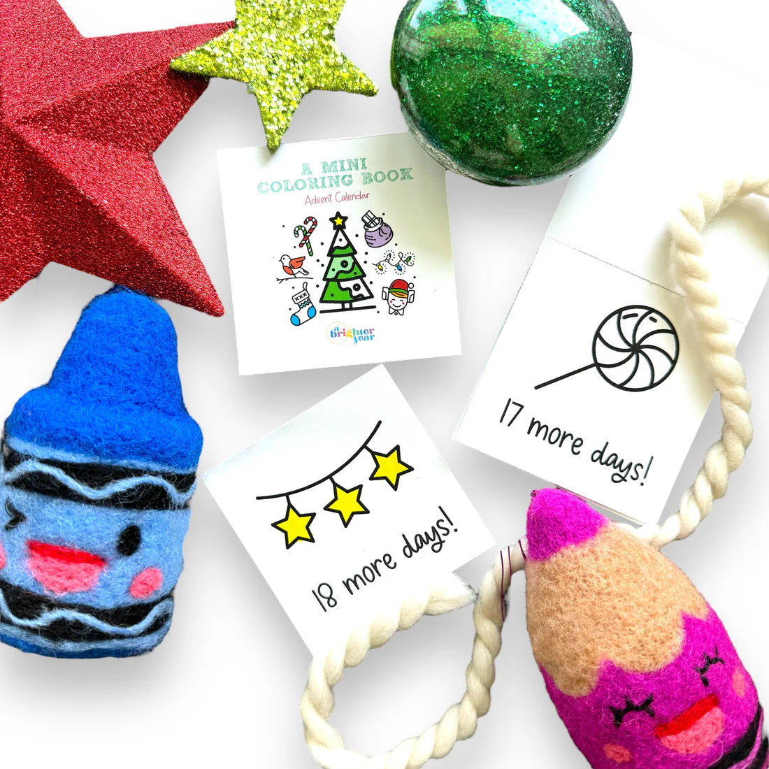 Advent Calendar Mini Coloring Book