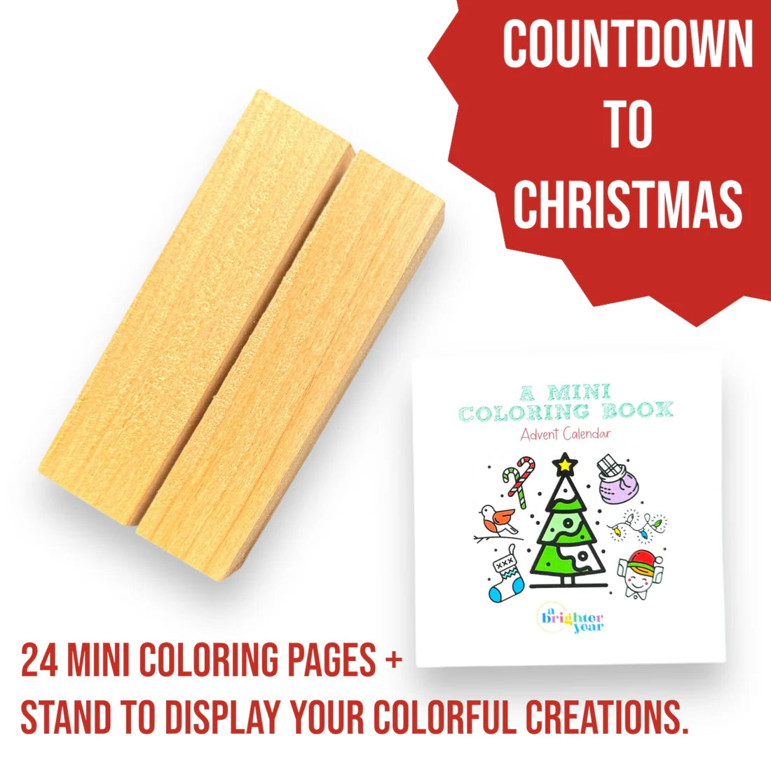 Advent Calendar Mini Coloring Book