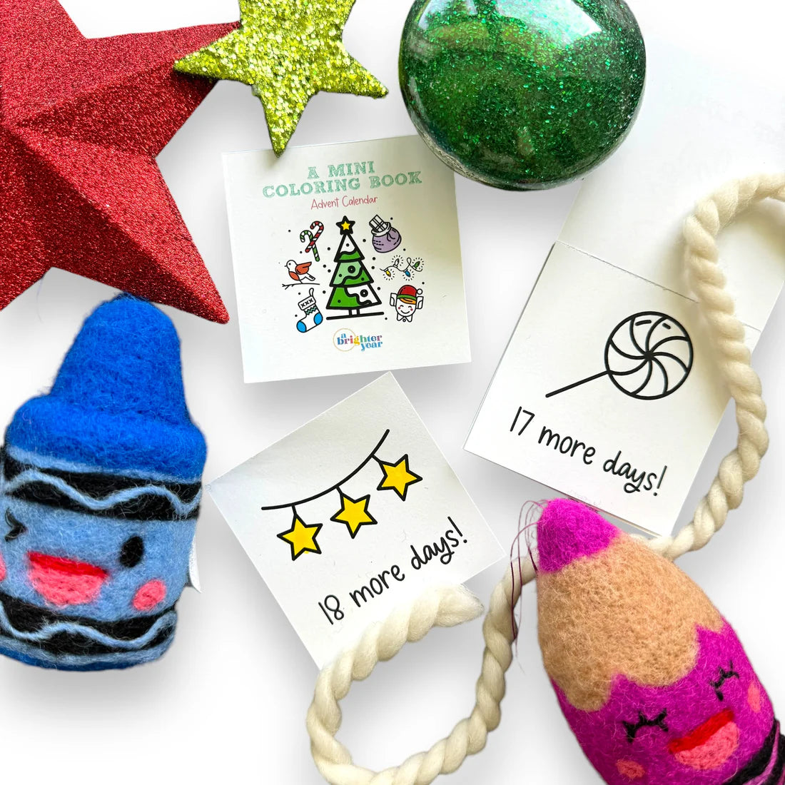 Advent Calendar Mini Coloring Book