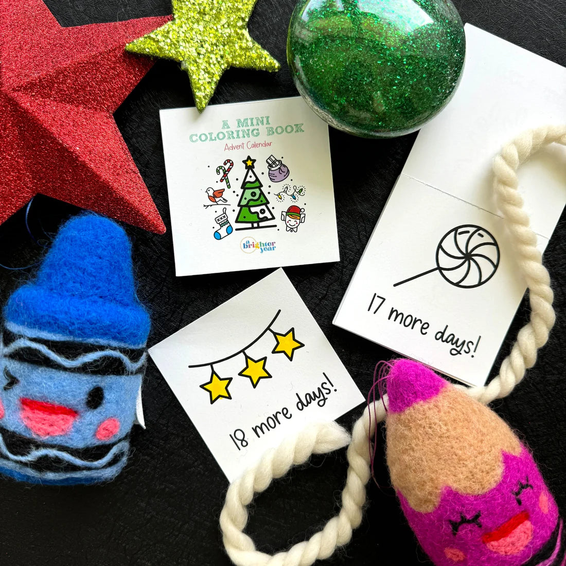Advent Calendar Mini Coloring Book