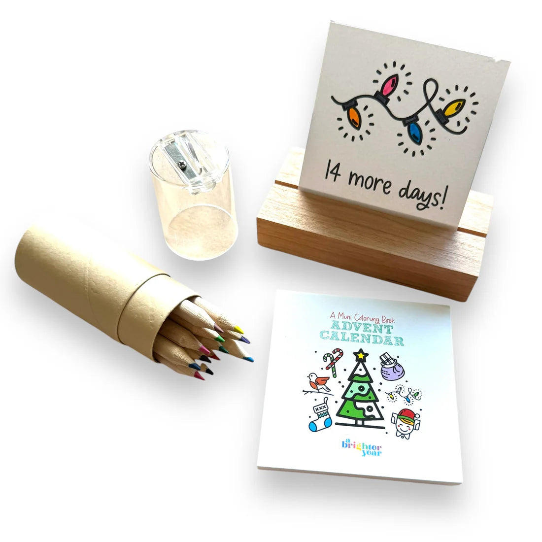 Advent Calendar Mini Coloring Book
