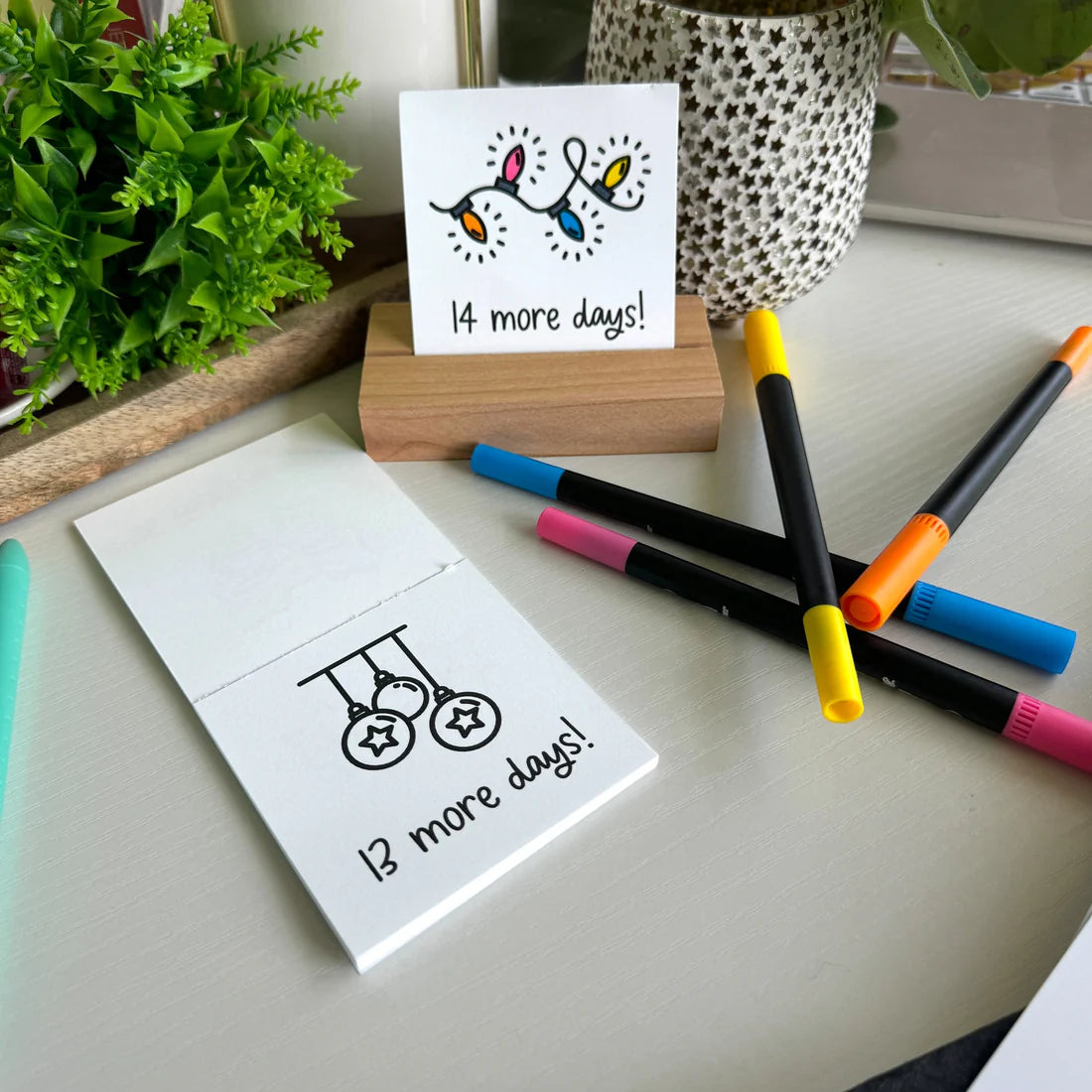 Advent Calendar Mini Coloring Book