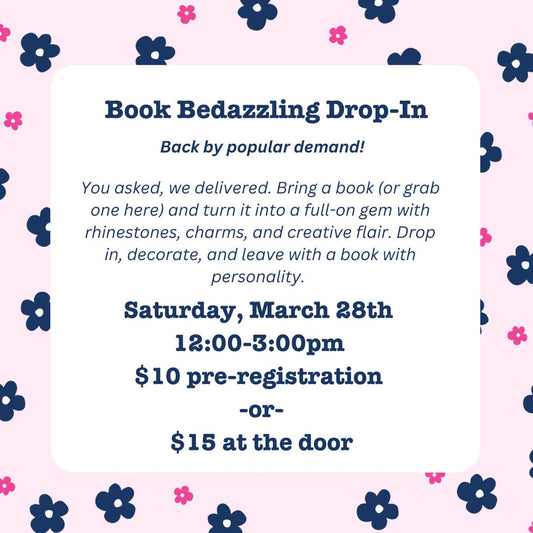 Book Bedazzling Drop-In