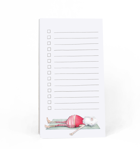 Yoga Santa Notepad