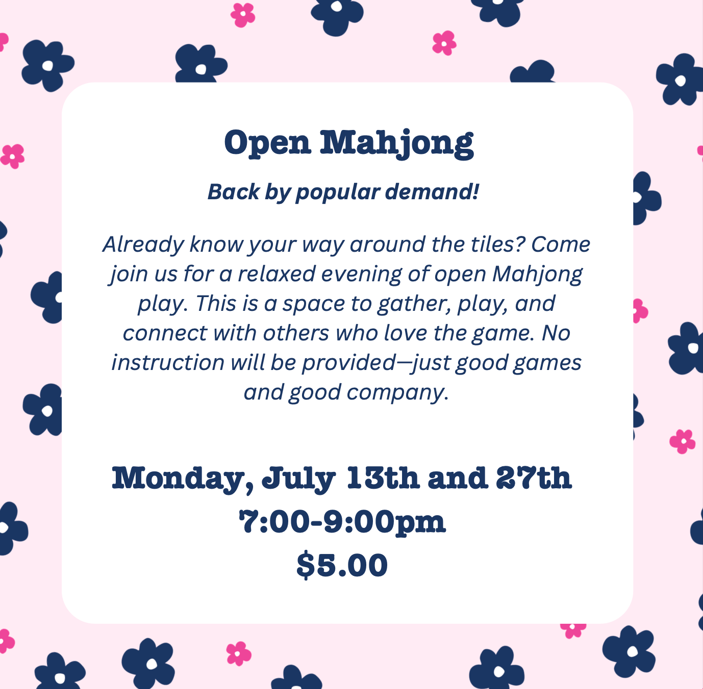 Open Mahjong