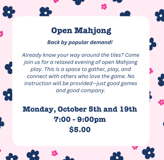 Open Mahjong - October 5th