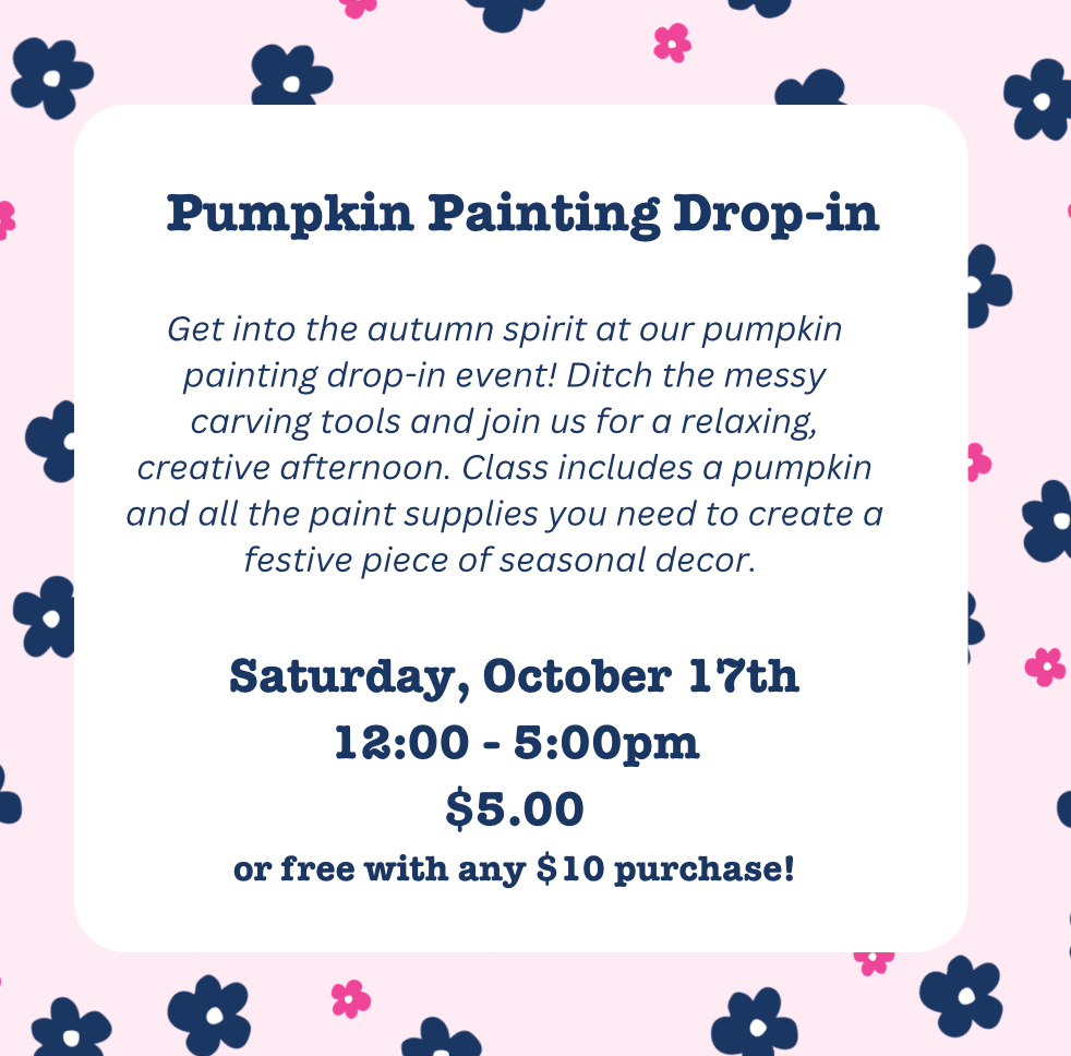 Pumpkin Painting Drop-in