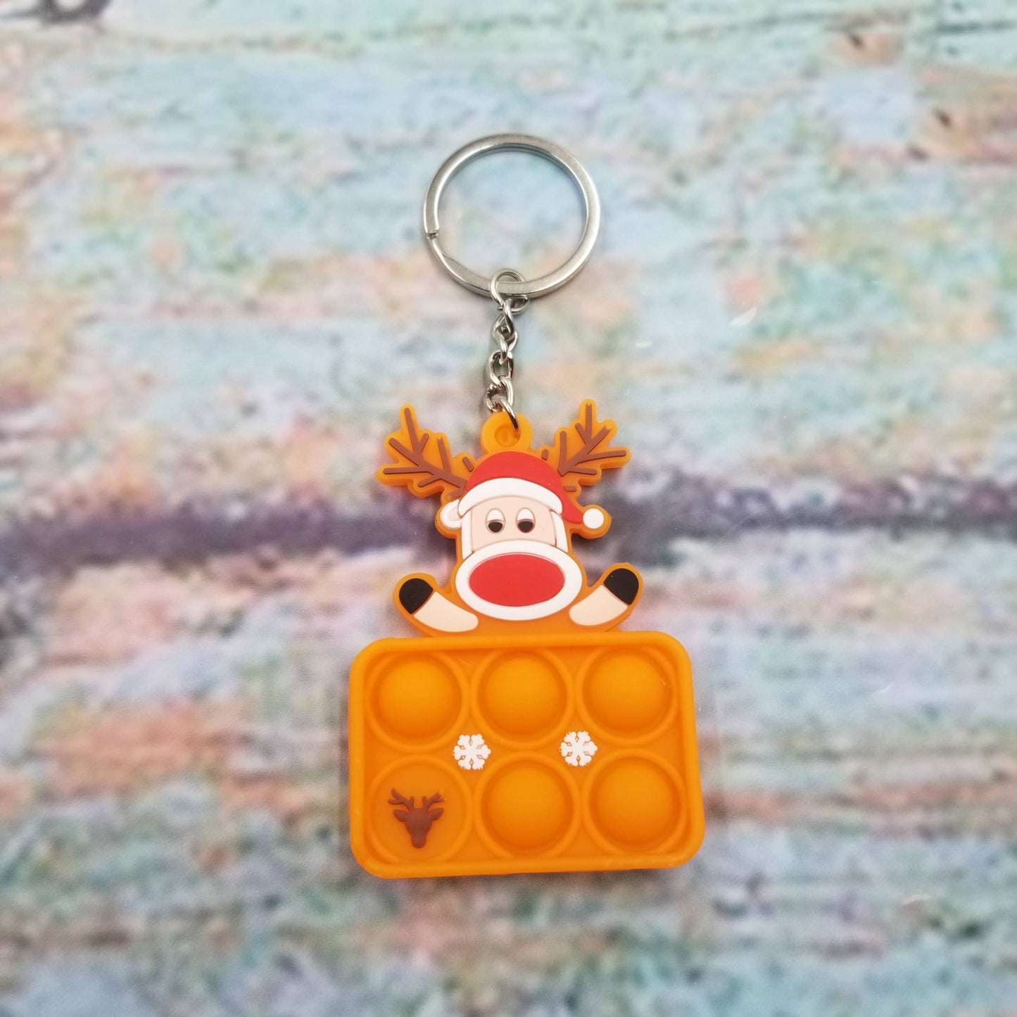 Christmas Pop Keychain - Reindeer