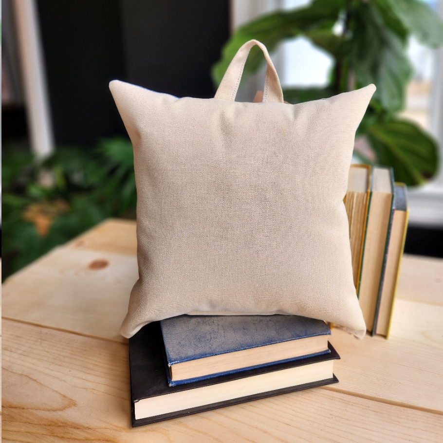 Reading Pillow- You Can't Read All Day, Ticking