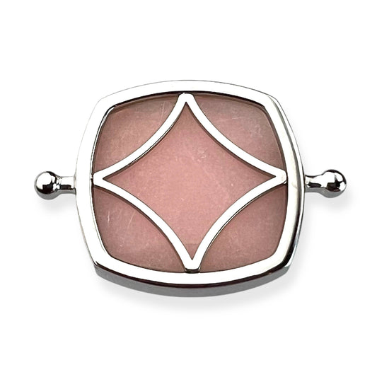 Pink Opal Crystal Charm