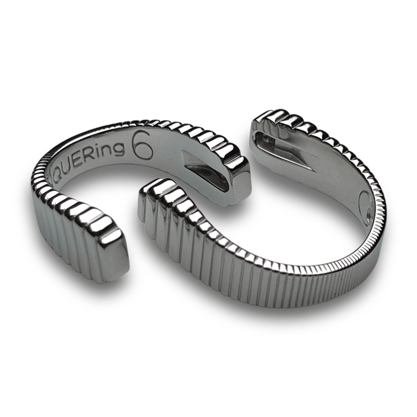 ViaDeco™ Ring Band - Fidget Ring Band: Silver / 10