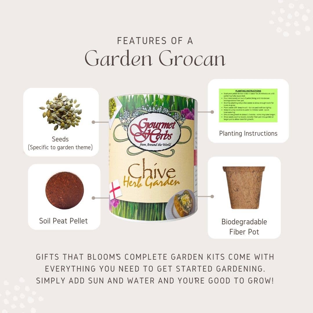 Be Like a Seed, Grow Everyday Garden Grocan Seed Kit