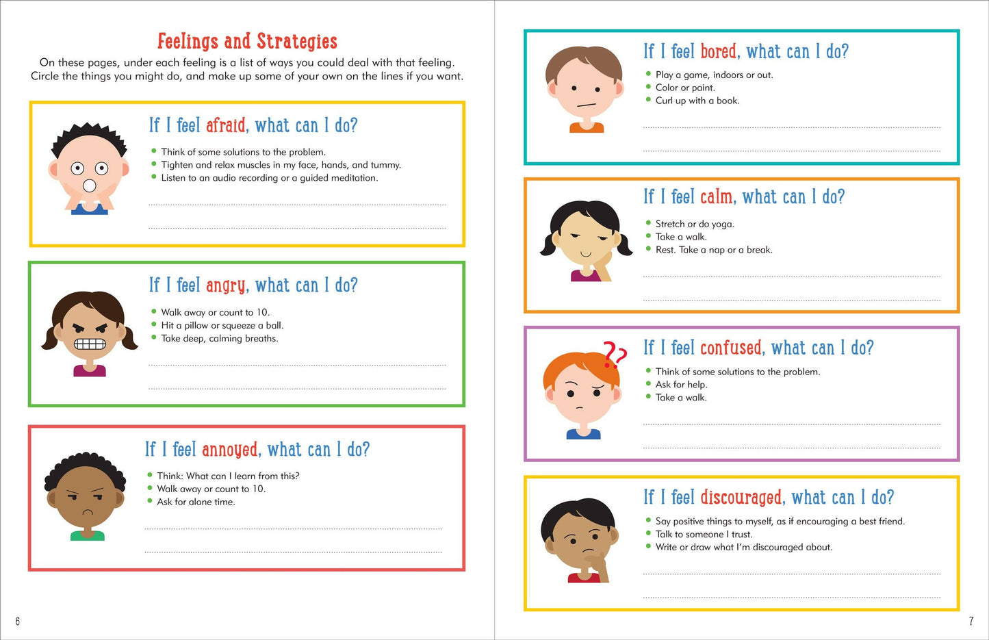 My Feelings and Emotions Activity Book