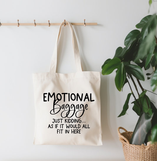 Emotional Baggage Canvas Tote Bag