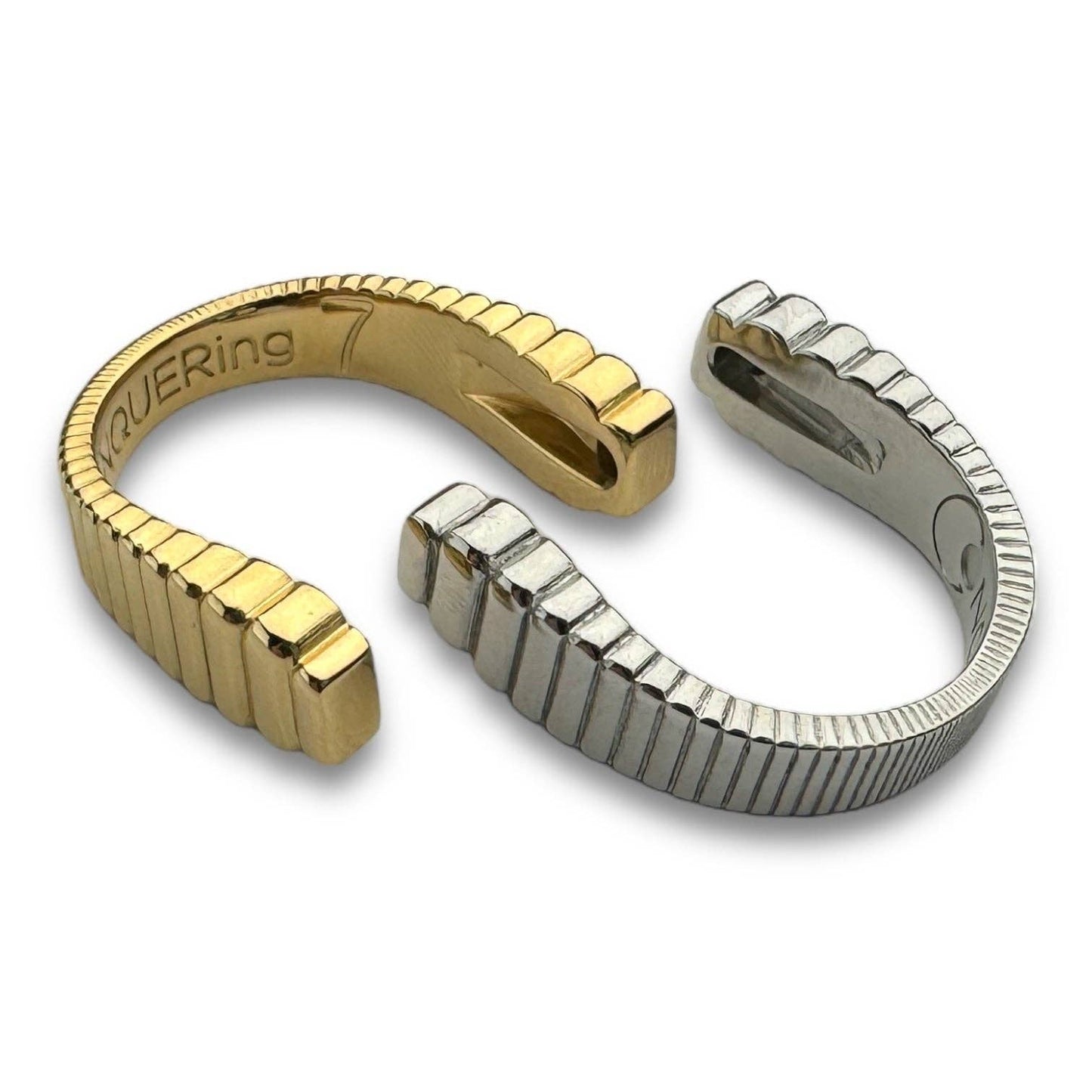ViaDeco™ Ring Band - Fidget Ring Band: Silver / 10