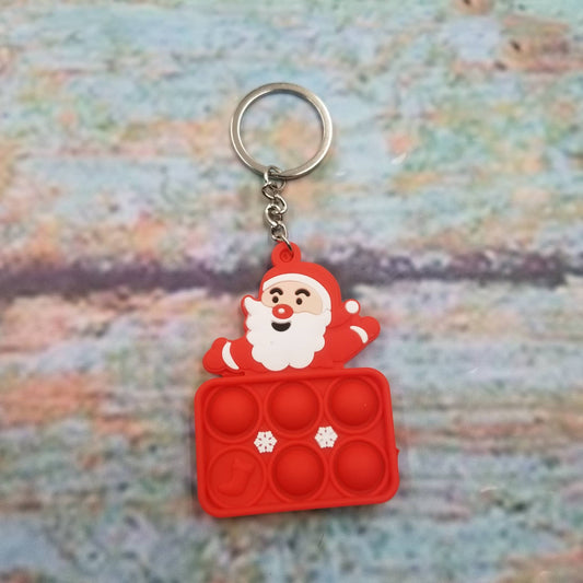 Christmas Pop Keychain - Santa